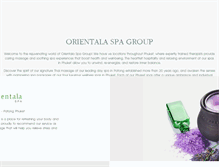 Tablet Screenshot of orientalaspa.com
